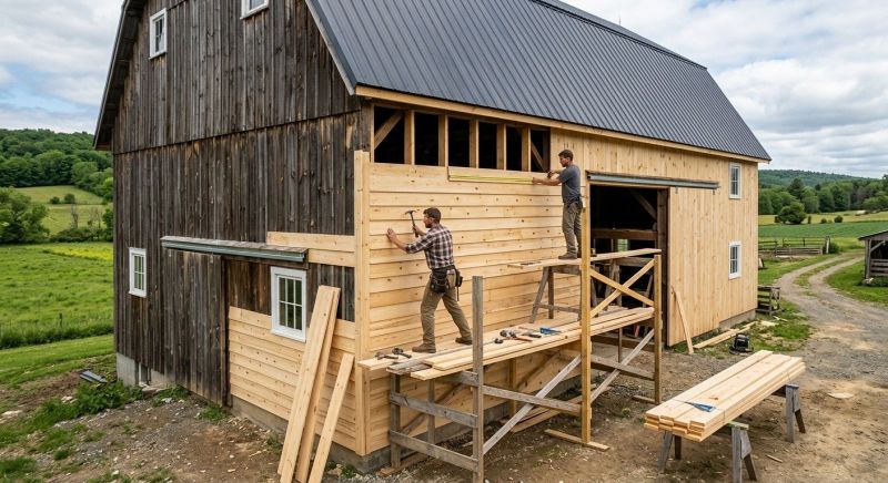 Barn Siding Installation in Hillsboro, GA