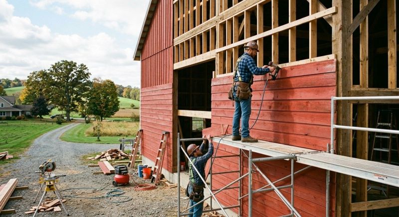 Barn Siding Installation in Monroe County, GA