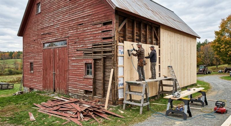 Barn Siding Replacement in Locust Grove, GA