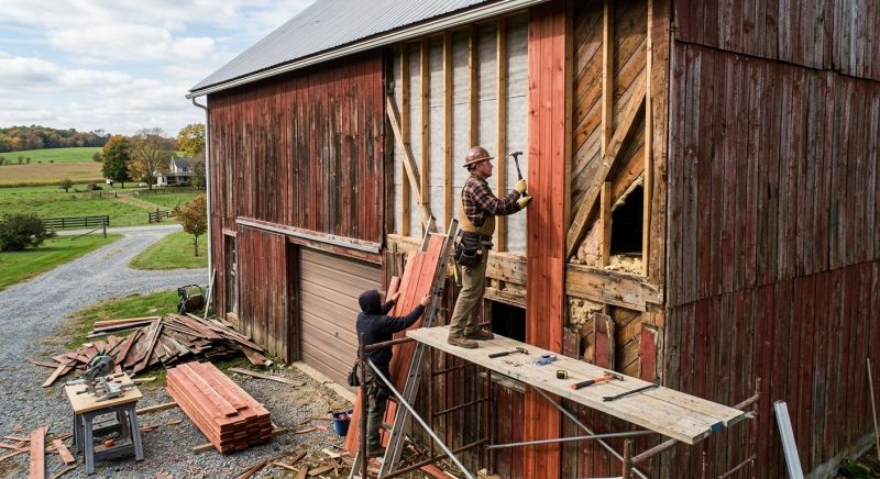 Barn Siding Replacement in Milner, GA