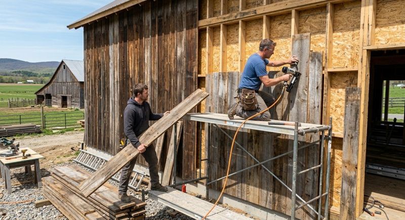 Barn Wood Siding Installation in Forsyth, GA
