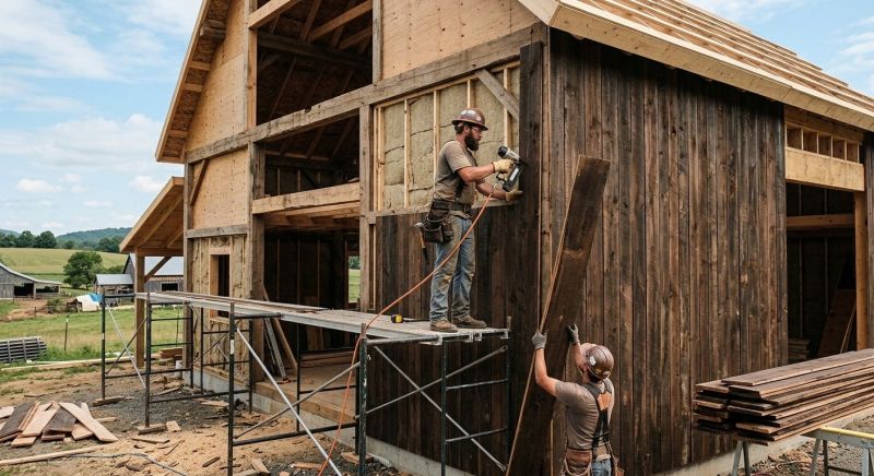 Barn Wood Siding Installation in Forsyth, GA