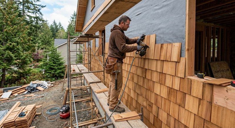 Cedar Siding Installation in Milner, GA