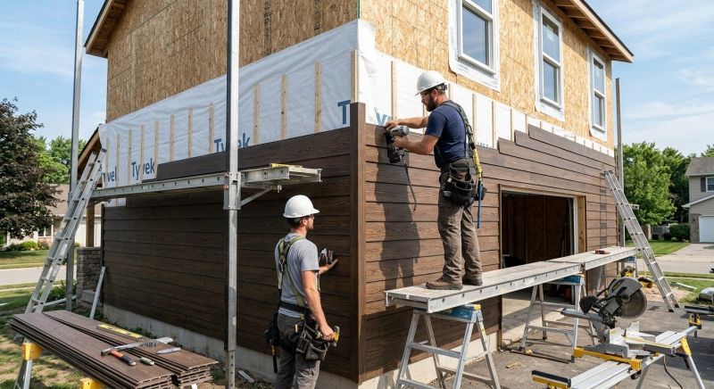 Faux Wood Siding Installation in Locust Grove, GA