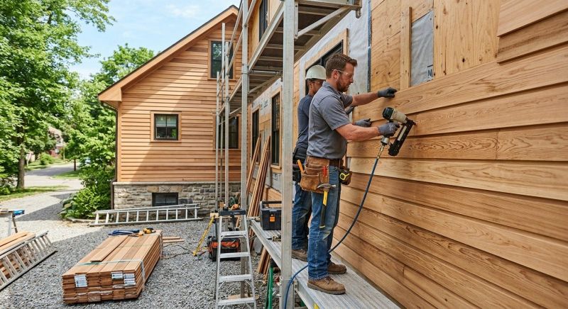 Hardwood Siding Installation in Hillsboro, GA