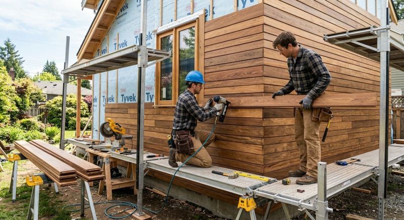 Hardwood Siding Installation in Monticello, GA