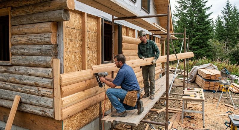 Log Siding Installation in Barnesville, GA