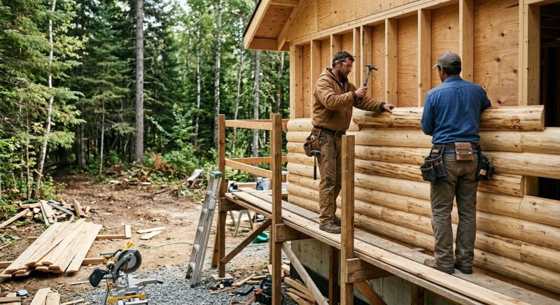Log Siding Installation in Gray, GA