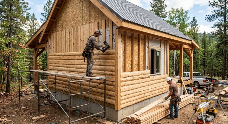 Log Siding Installation in Forsyth, GA