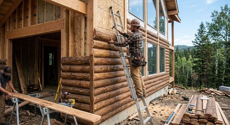 Log Siding Installation in Locust Grove, GA
