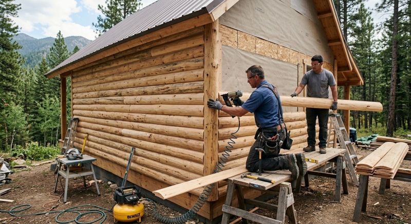 Log Siding Installation in Macon, GA