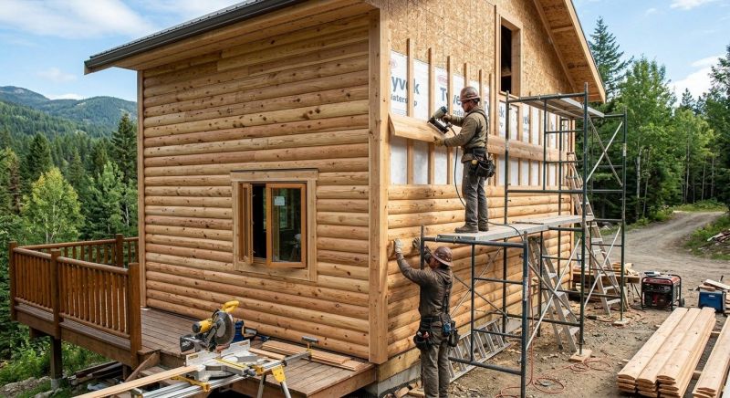 Log Siding Installation in Monticello, GA
