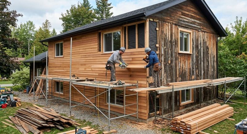 Wood Cladding Installation in Jackson, GA