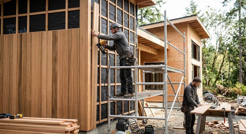 Wood Cladding Installation in Jackson, GA