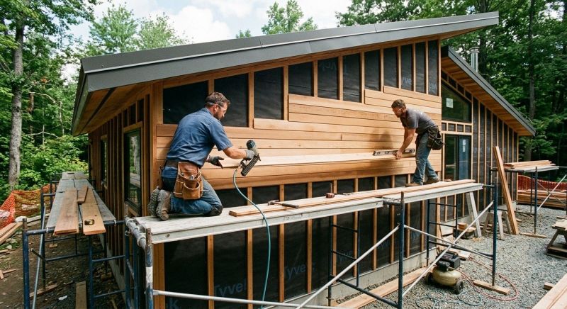Wood Cladding Installation in Milner, GA