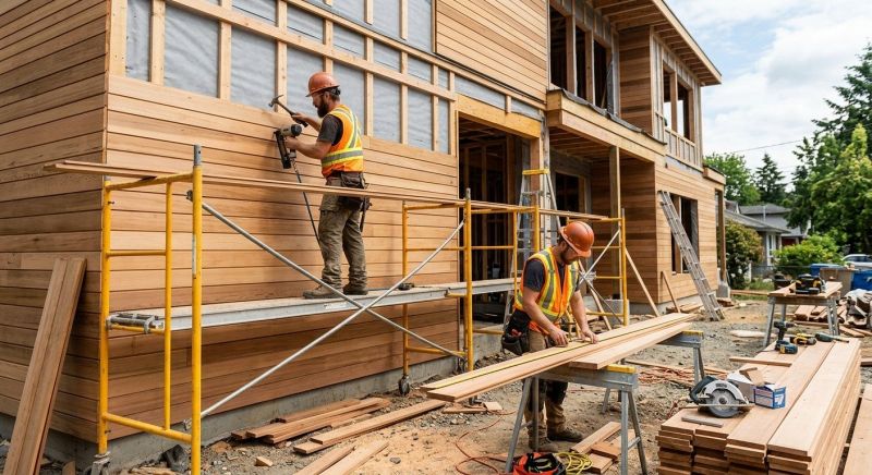 Wood Cladding Installation in Milner, GA