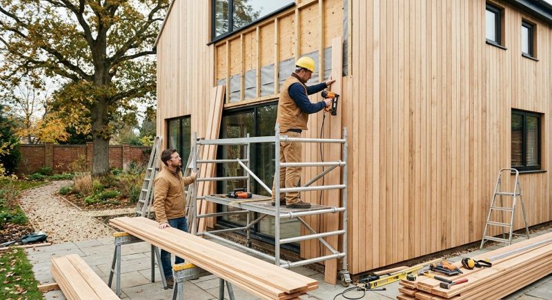 Wood Cladding Installation in Milner, GA