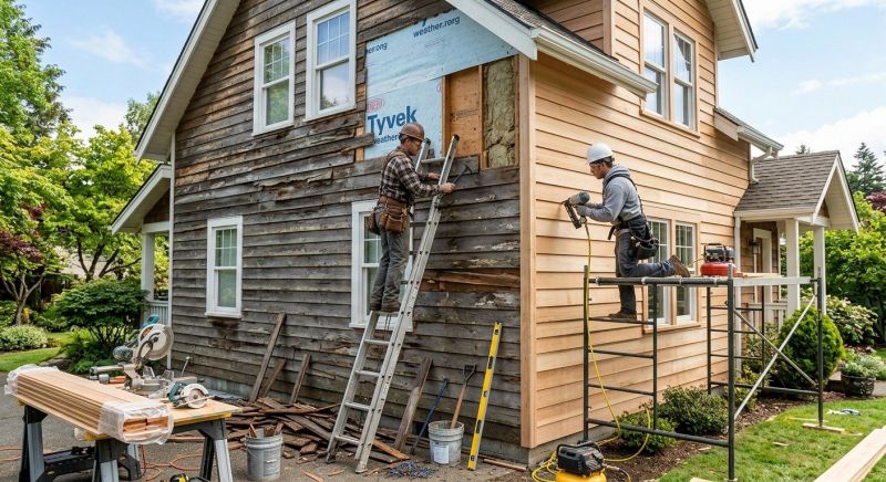 Wood Siding Installation in Jackson, GA